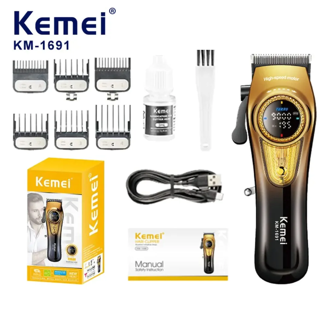 Kemei KM-1691 — Tondeuse à cheveux professionnelle