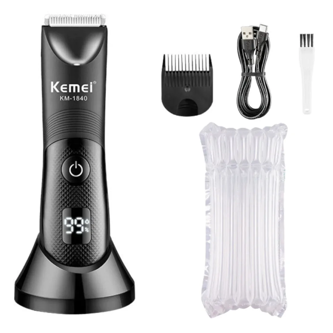 Kemei KM-1840 — Tondeuse Rechargeable avec Écran LED — Vue 2