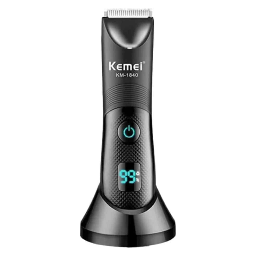 Kemei KM-1840 — Tondeuse Rechargeable avec Écran LED — Vue 3