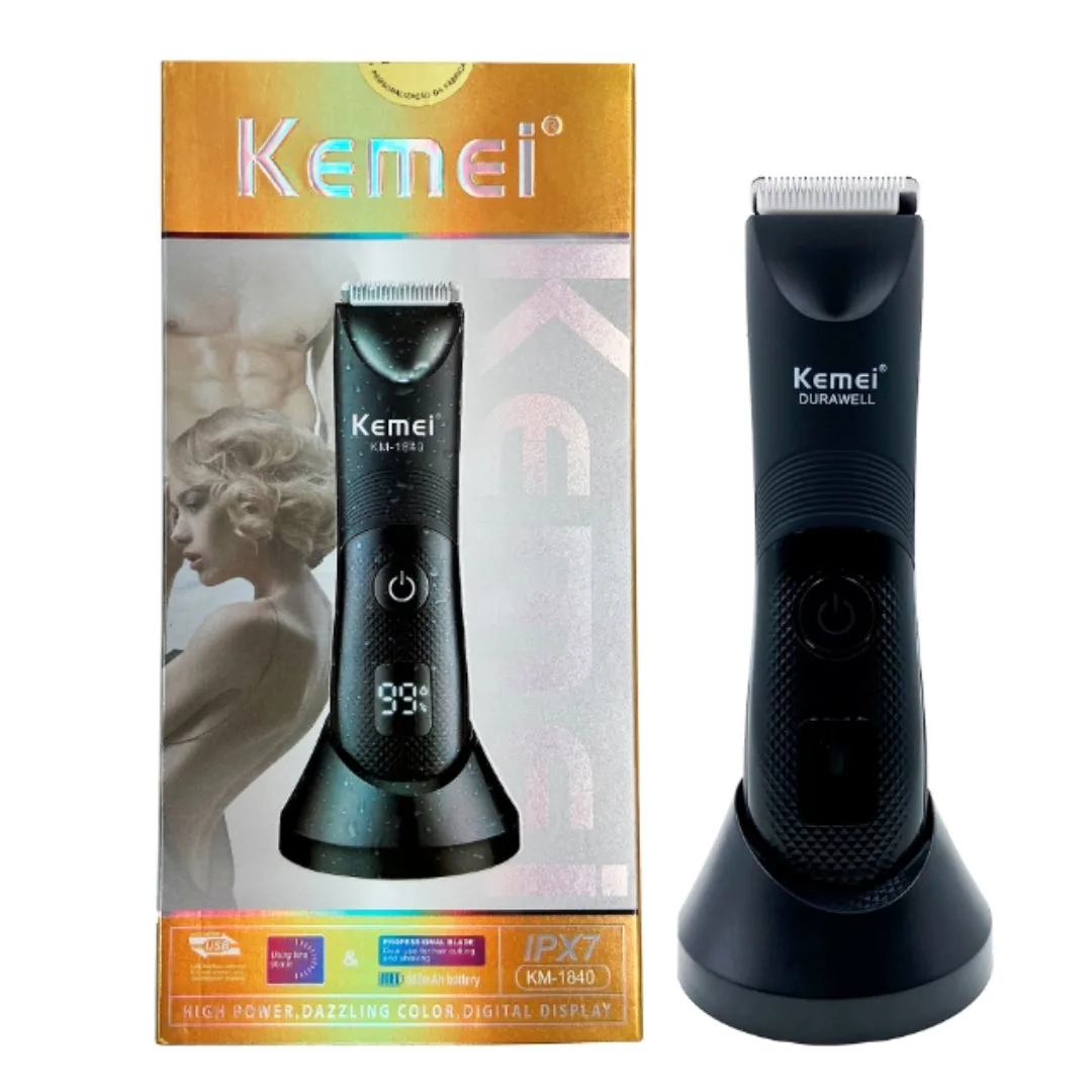 Kemei KM-1840 — Tondeuse Rechargeable avec Écran LED — Vue 4