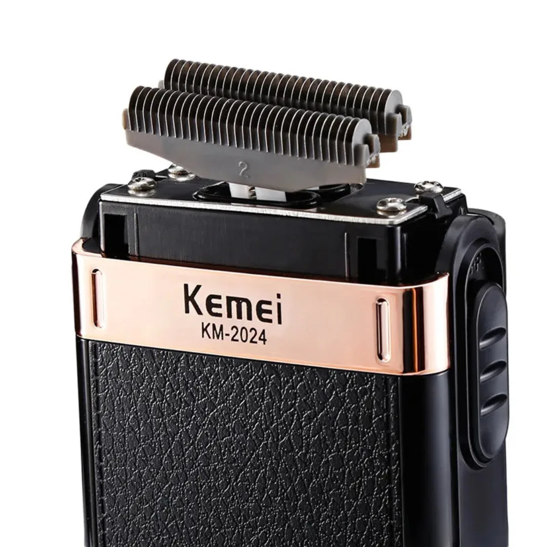 Kemei KM-2024 — Rasoir électrique professionnel USB Rechargeable hommes rasoir électrique étanche — Vue 3