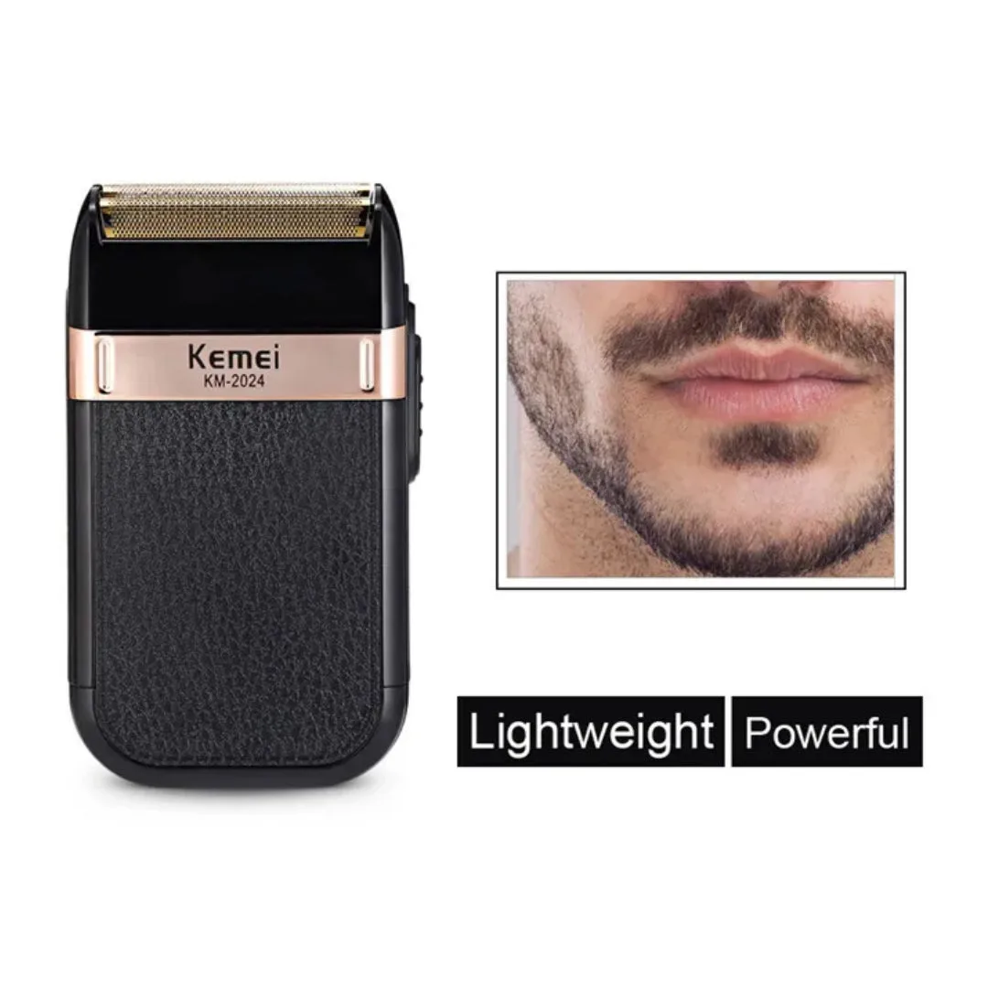 Kemei KM-2024 — Rasoir électrique professionnel USB Rechargeable hommes rasoir électrique étanche — Vue 4