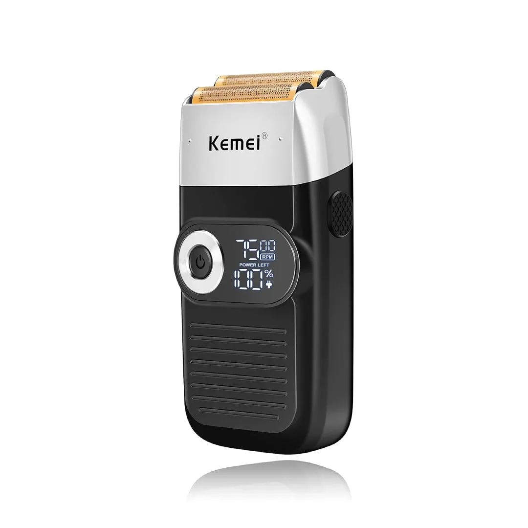 Kemei KM-2026 — Rasoir électrique professionnel pour hommes, conçu pour les cheveux, la barbe et le rasage des têtes chauves — Vue 3