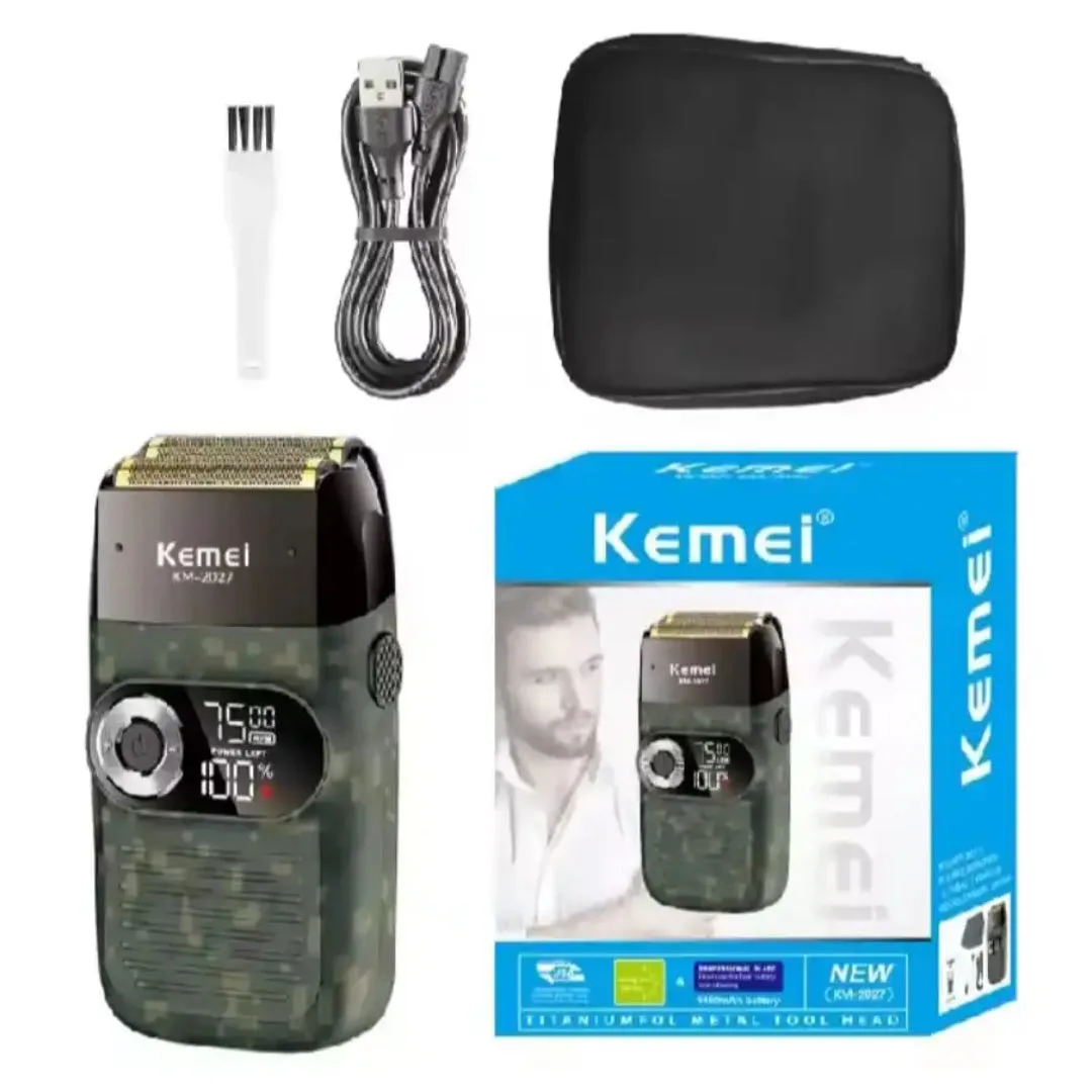 Kemei KM-2027 — Tondeuse Rasoir électrique rechargeable des hommes, Coupe-barbe — Vue 2
