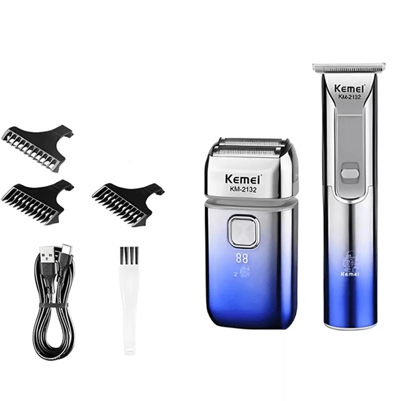 Kemei KM-2132 — Ensemble professionnel de tondeuse à cheveux — Vue 2
