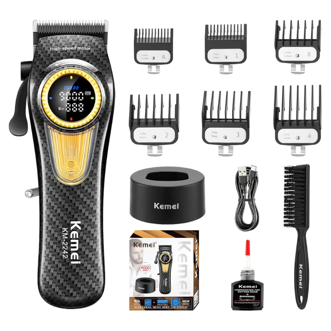 Kemei KM-2242 — Tondeuses à cheveux rechargeables sans fil tondeuse à cheveux — Vue 4