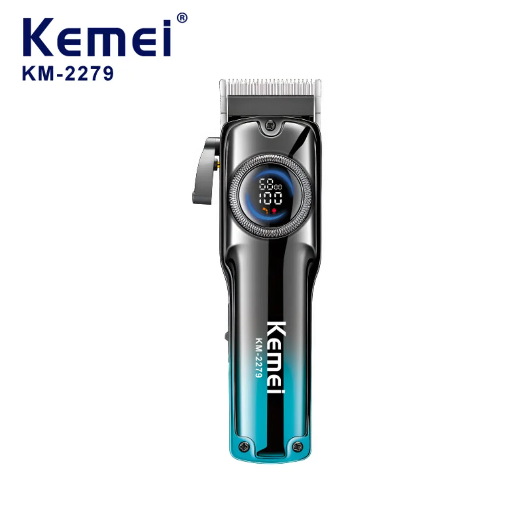 Kemei KM-2279 — Tondeuse à cheveux professionnelle Pour Hommes, Avec écran LCD, Rechargeable et Réglable — Vue 4