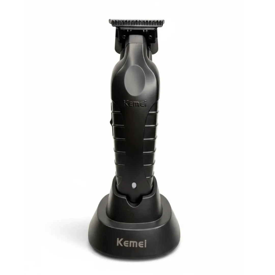 Kemei KM-2299 — Desvelladora Tondeuse Sans Fil Avec Base Noir — Vue 4