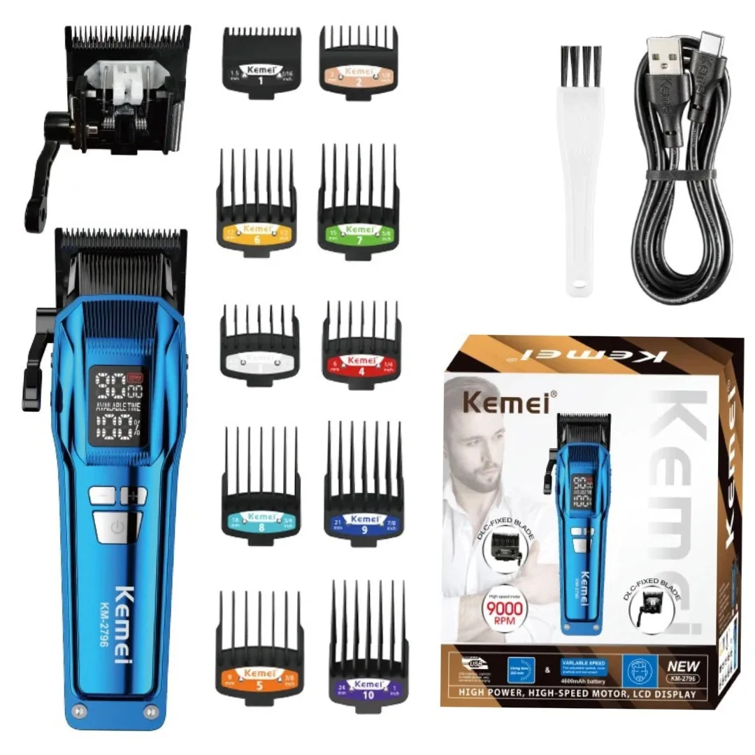 Kemei KM-2796 — Tondeuses à cheveux professionnels sans fil