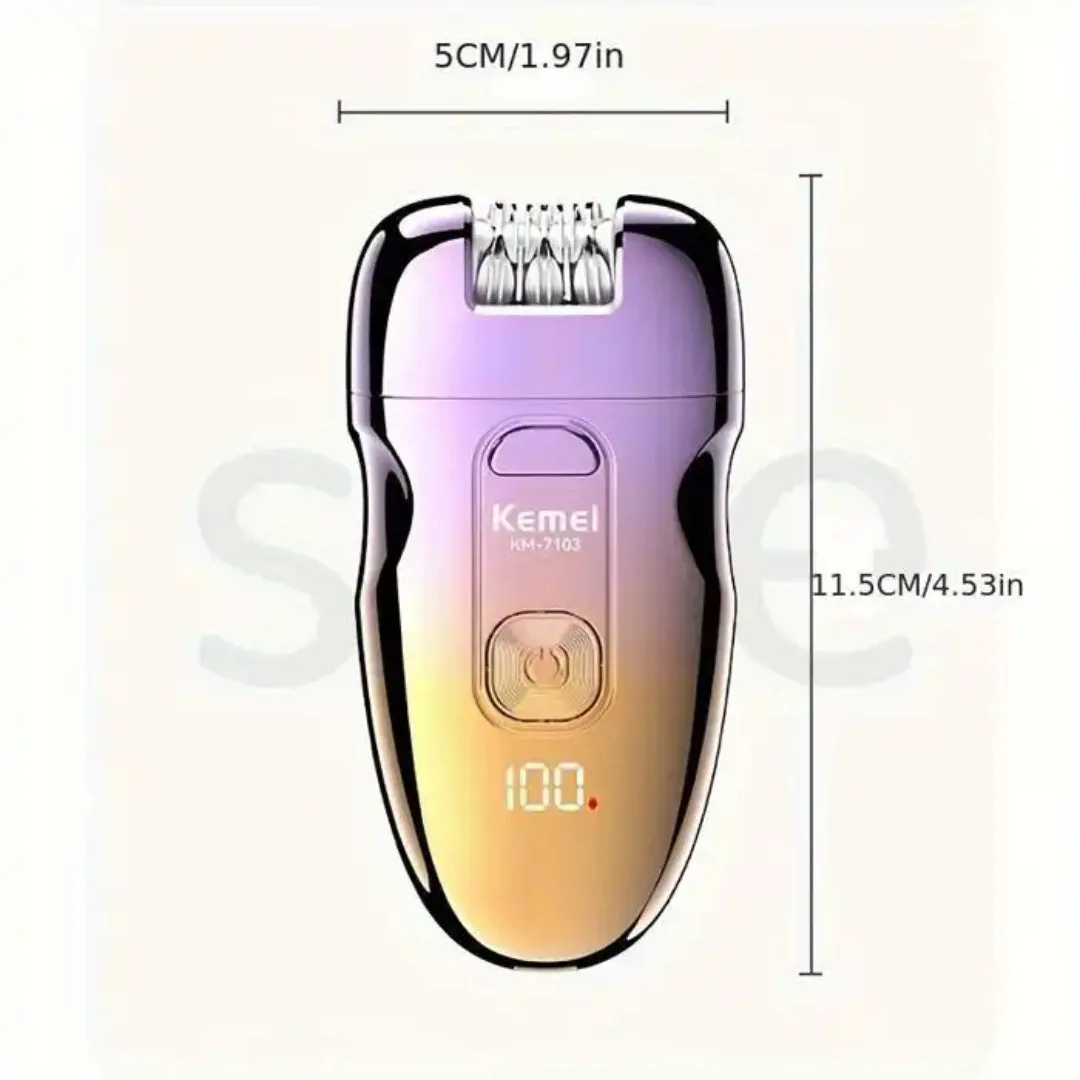 Kemei KM-7103 — Épilateur 3 en 1 – Épilation douce du visage, des jambes et du maillot — Vue 2