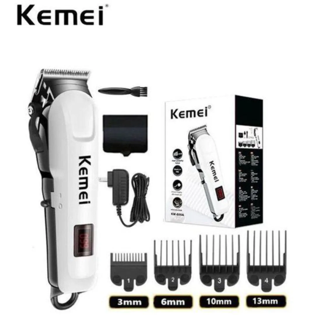 Kemei KM-809A — Tondeuse à Cheveux Professionnelle avec Écran LCD